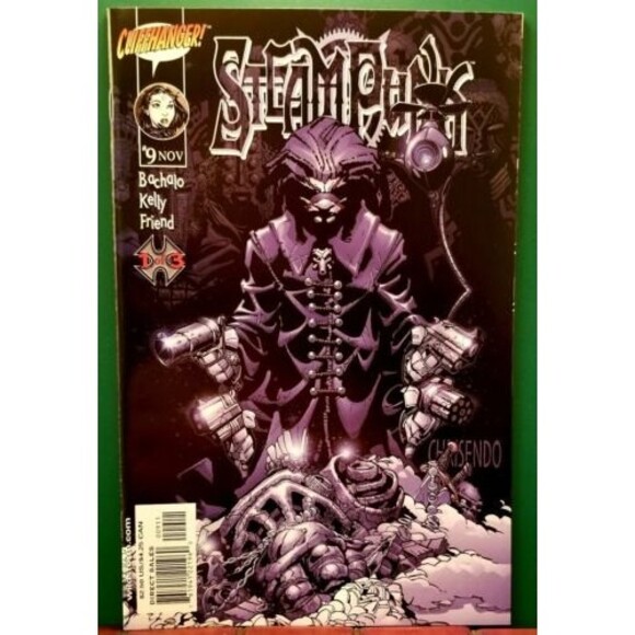 2000 Steampunk #4 6 8 9 10 Cliffhanger Productions High Grade Bagged & Boarded - Picture 5 of 6